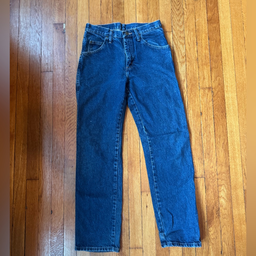 Wrangler Dark Blue Straight Jeans